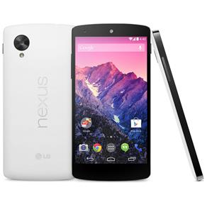 Celular Desbloqueado LG Nexus 5 Branco com Tela 5.0”, Android 4.4, Processador Quad-Core 2.2 Ghz, Câmera 8MP, 3G/4G, Wi-Fi, Bluetooth e NFC