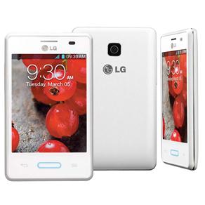 Celular Desbloqueado LG Optimus L3 II E425 Branco com Tela de 3,2”, Android 4.1, Câmera 3MP, 3G, Wi-Fi, Rádio FM, MP3 e Bluetooth - Claro