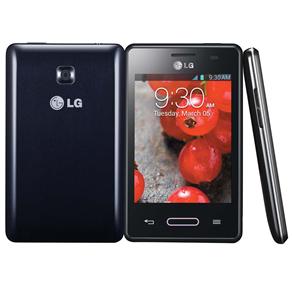 Celular Desbloqueado LG Optimus L3 II E425 Preto com Tela de 3,2”, Android 4.1, Câmera 3MP, 3G, Wi-Fi, Rádio FM/MP3 e Bluetooth - Claro