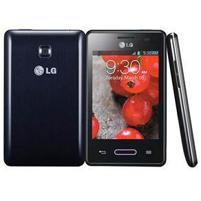Celular Desbloqueado LG Optimus L3 II E425 Preto com Tela de 3,2”, Android 4.1, Câmera 3MP, 3G, Wi-Fi, Rádio FM, MP3 e Bluetooth - Claro