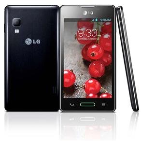 Celular Desbloqueado LG Optimus L5 II E450 Preto com Tela de 4”, Android 4.1, Câmera 5MP, 3G, Wi-Fi, AGPS, Bluetooth, FM/MP3 e Fone