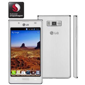 Celular Desbloqueado LG Optimus L7 Branco com Tela de 4.3”, Android 4.0, Câmera 5MP, 3G, Wi-Fi, GPS, Rádio FM e MP3 - Claro