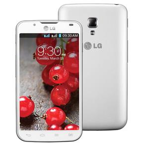 Celular Desbloqueado LG Optimus L7 II Dual P716 Branco com Dual Chip, Tela de 4.3”, Android 4.1, Câm. 8MP, 3G, Wi-Fi, Bluetooth e Cartão 4GB - Tim