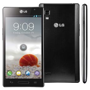 Celular Desbloqueado LG Optimus L9 Preto com Tela de 4.7”, Android 4.0, Câmera 8MP, Dual-Core, 3G, Wi-Fi, FM, MP3 e Cartão 4GB - Tim