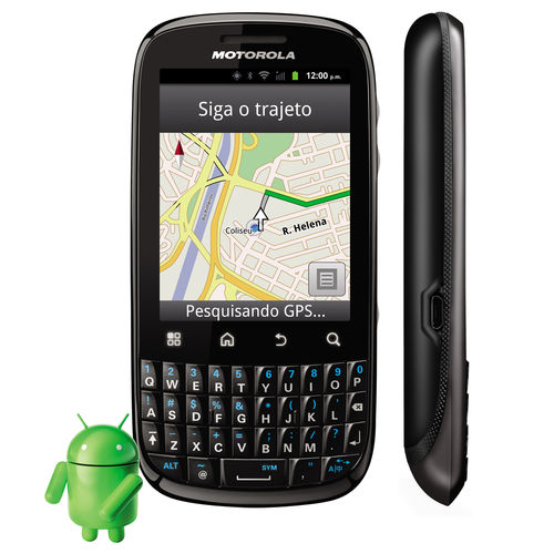 Celular Desbloqueado Motorola Spice Key Xt316 com Câmera 3mp, Android, Qwerty, Mp3, Fm, 3g