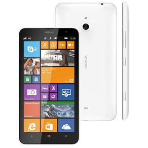 Celular Desbloqueado Nokia Lumia 1320 Branco com Windows Phone 8, Tela 6”, Processador 1.7GHz Dual Core, Câmera 5MP, 4G, Wi-Fi e Bluetooth