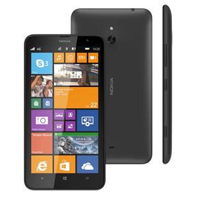 Celular Desbloqueado Nokia Lumia 1320 Preto com Windows Phone 8, Tela 6”, Processador 1.7GHz Dual Core, Câmera 5MP, 4G, Wi-Fi e Bluetooth