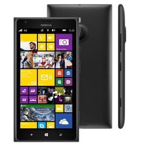 Celular Desbloqueado Nokia Lumia 1520 Preto com Tela 6”, Windows Phone 8, Processador 2.2GHz Quad Core, Câmera 20MP, 3G/4G, Wi-Fi e NFC