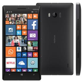 Celular Desbloqueado Nokia Lumia 930 Preto com Tela 5”, Windows Phone 8.1, Processador Quad Core 2.2GHz, Câmera PureView de 20MP, 3G/4G, Wi-Fi e NFC