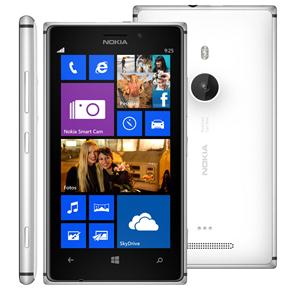 Celular Desbloqueado Nokia Lumia 925 Branco com Windows Phone 8, Tela 4.5”, Processador 1.5GHz Dual Core, Câmera 8.7MP, 3G, 4G, Wi-Fi e Bluetooth - Oi