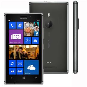 Celular Desbloqueado Nokia Lumia 925 Preto com Windows Phone 8, Tela 4.5”, Processador 1.5GHz Dual Core, Câmera 8.7MP, 3G, 4G, Wi-Fi e Bluetooth