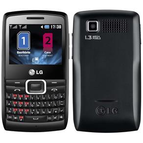 Celular Desbloqueado Oi LG X335 Dual Chip C/ Teclado QWERTY, Câmera 1.3MP, MP3, FM, Bluetooth e Fone de Ouvido