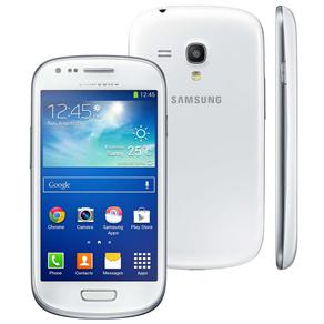 Celular Desbloqueado Samsung Galaxy S III Mini I8200 Branco Tela 4" Super Amoled, Câmera 5MP, Android 4.2, 3G e Processador Dual-Core 1. Ghz - Vivo