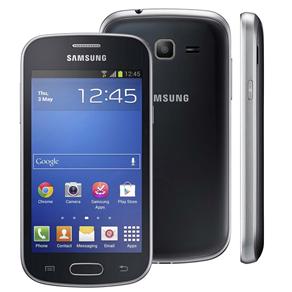 Celular Desbloqueado Samsung Galaxy Trend Lite GT-S7390 Preto com Tela de 4", Android 4.1, Câmera de 3MP, 3G, Wi-Fi e Processador de 1 Ghz