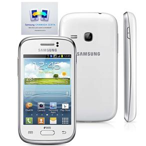 Tudo sobre 'Celular Desbloqueado Samsung Galaxy Young Duos TV GT-S6313T Branco com Dual Chip, Android 4.1, TV Digital, 3G, Rádio FM, Wi-Fi e Câmera de 3MP'