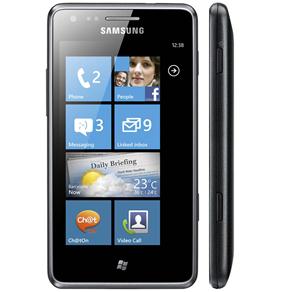 Celular Desbloqueado Samsung Omnia M Preto com Tela de 4’’, Windows Phone, Bluetooth, Wi-Fi, 3G, GPS, Câmera 5MP, MP3 e Rádio FM