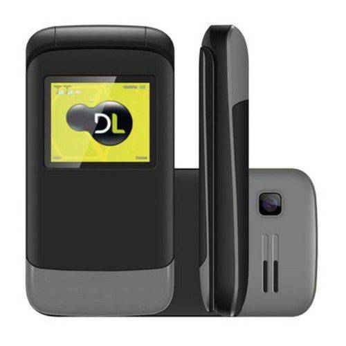 Celular Dl Flip Dual Sim com Visor Tela 1.8 Câmera Yc230ama Bivolt