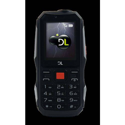 Tudo sobre 'Celular Dl Power Phone Pw020, Preto - Dual Chip, Câmera, Lanterna, Rádio Fm, Bluetooth, Função Power'