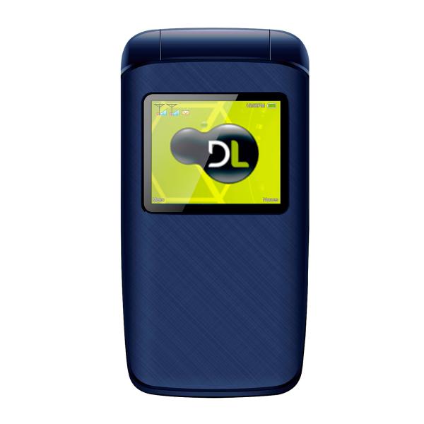 Celular DL YC335 Flip Dual Chip Tela 1.8 Câmera Rádio FM Azul