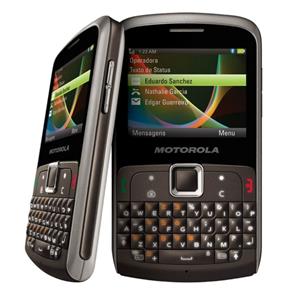 Celular Dual Chip Ex115 Motorola Quad-Band Bluetooth Teclado QWERTY Cartão de Memória MP3/FM Câmera 3MP Preto CELULAR MOTOROLA EX115 PRETO