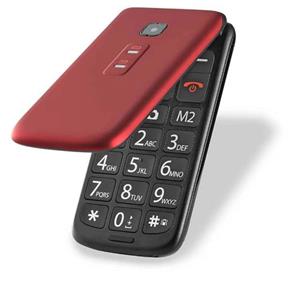 Celular Flip Vita Multilaser P9021, 2 Chips, MP3 - Vermelho
