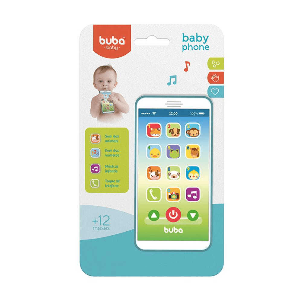 Celular Infantil Baby Phone - Azul - Buba