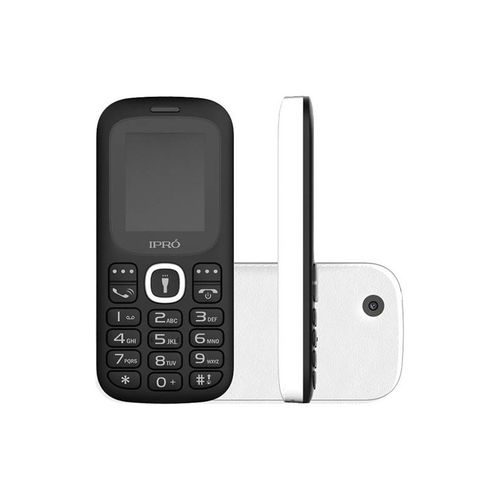Celular IPro I3100 Dual Sim com Tela de 1.8" Vga - Preto/branco
