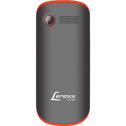 Celular Lenoxx Cx904 Desbloqueado com Dual Chip. Tela 1.8'. Bluetooth e Câmera Preto e Vermelho Lenoxx