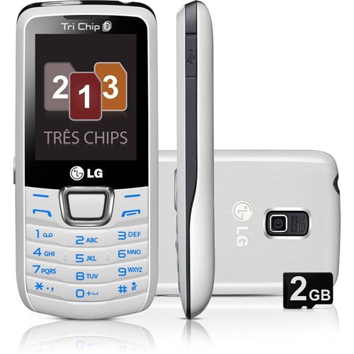 Tudo sobre 'Celular LG A290 Desbloqueado Oi Branco Tri Chip Câmera 1.3MP Memória Interna 4MB e Cartão de Memória 2GB'