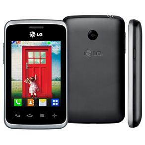 Celular LG B525 Prata Dual Chip com Tela 3”, Bluetooth, Rádio Fm, MP3, Wi-fi e Câmera de 1.3MP