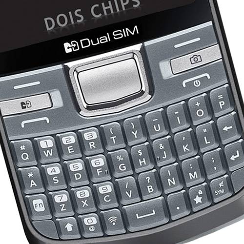 Celular LG C199 Desbloqueado Tim, Cinza, Dual Chip, Câmera 2.0MP, Wi-Fi, Memória Interna 50MB e Cartão 2GB