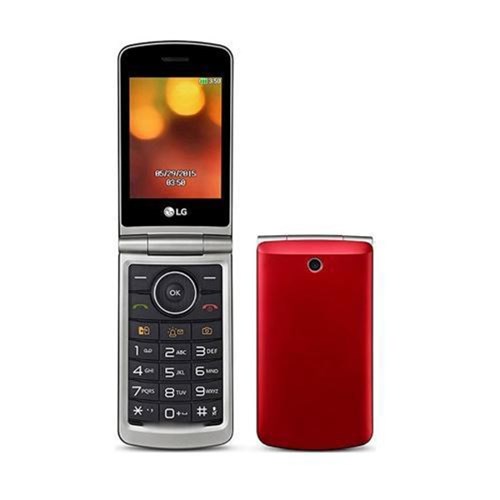 Celular Lg G360 Dual Sim Flip Tela 3.0 Câmera Rádio Fm Vermelho