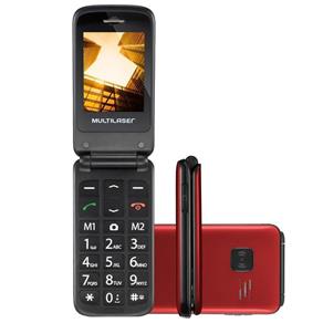 Celular Multilaser Flip Vita P9020/P9021 Dualchip Bluetooth MP3 Vermelho