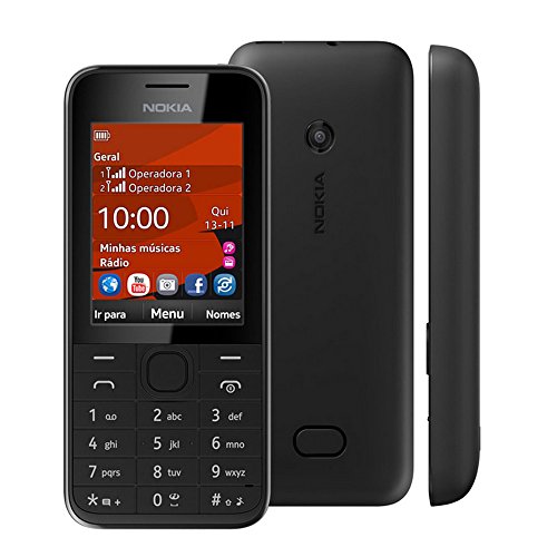 Celular Nokia 208 Dual Preto