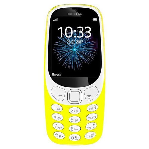 Celular Nokia 3310 3g Ta-1036 128mb Tela de 2.4 Qvga 2mp - Amarelo