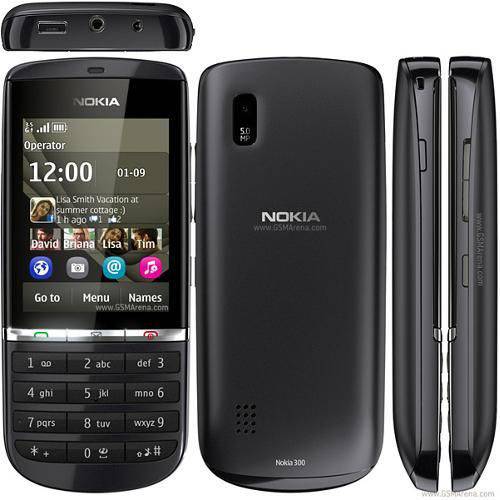 Tudo sobre 'Celular Nokia Asha 300 Preto Câmera 5 Mp 1 Ghz 3'