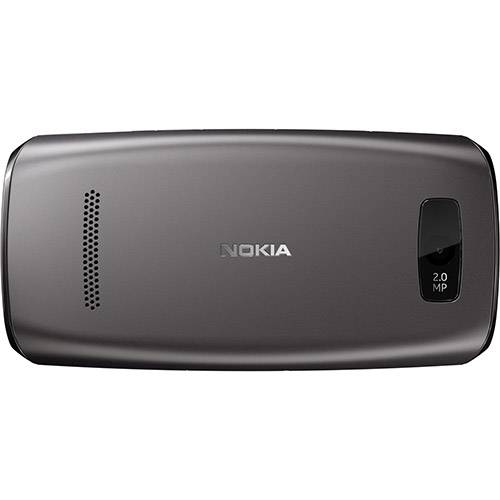 Celular Nokia Asha 305 Desbloqueado. Cinza. Dual Chip - Câmera 2MP. Cartão de Memória 2GB