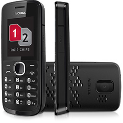 Celular Nokia N110 Desbloqueado Tim Preto - Câmera VGA GSM Dual Chip