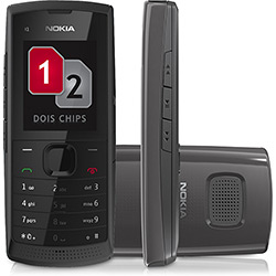 Celular Nokia X1-01 Desbloqueado Tim Cinza e Memória Interna 8MB