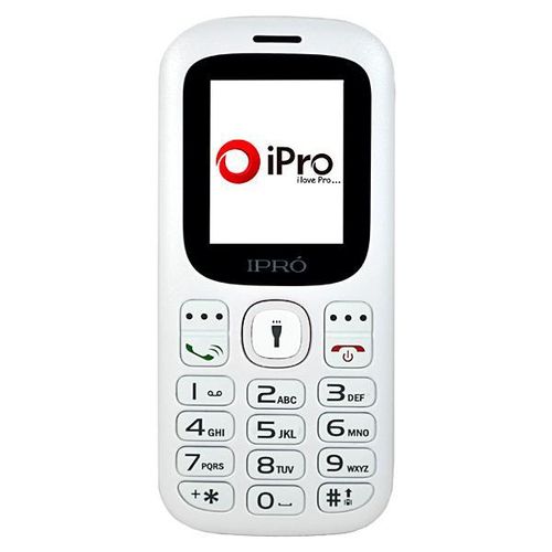 Celular para Idosos Branco IPro I3100 Dual Sim com Tela de 1.8" Vga Rádio Fm + Slot para Micro Sd