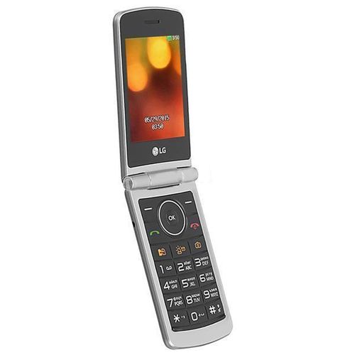 Celular para Idosos Cinza Lg G360 Dual Sim Tela de 3" 1.3MP, com Rádio Fm, Bluetooth e MP3