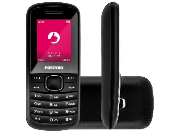 Celular Positivo P20 Dual Chip - Rádio FM MP3 Player Bluetooth