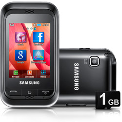 Tudo sobre 'Celular Samsung Beat Mix C3300 Desbloqueado, Preto, Câmera 1.3 MP, Memória Interna 30MB e Cartão de Memória 1GB'