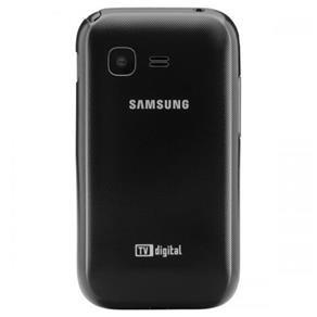 Celular Samsung C3313T Preto/Vermelho, Dual Chip, TV Digital, Tela Touch Screen, MP3 Player e Rádio FM e Cartão 2GB