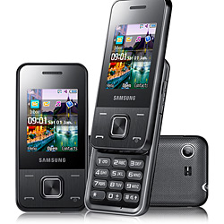 Celular Samsung E2330, Desbloqueado, Preto, Câmera VGA e Memória Interna 4MB
