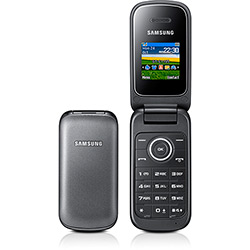 Celular Samsung E1195, Desbloqueado, Cinza e Memória Interna 8MB