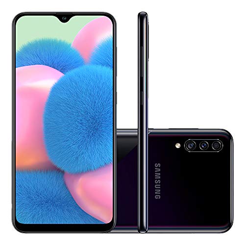 Celular Samsung Galaxy A30s Preto 64gb Câmera Tripla 25mp + 8mp + 5mp