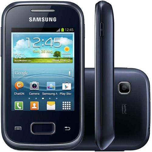 Celular Samsung Galaxy Pocket Plus Gt-S5301 Tim Desbloqueado Android 3g Gps 2mp Fm Mp3 Preto