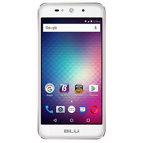 Celular Smartphone Blu Grand Max G110EQ Dual Sim 8GB Tela 5.0" 8MP/8MP os 6.0 - Rosa