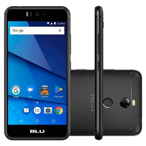 Celular Smartphone Blu R2 R0171WW Dual Sim 32GB Tela de 5.2” 13MP/13MP os 7.0 - Preto